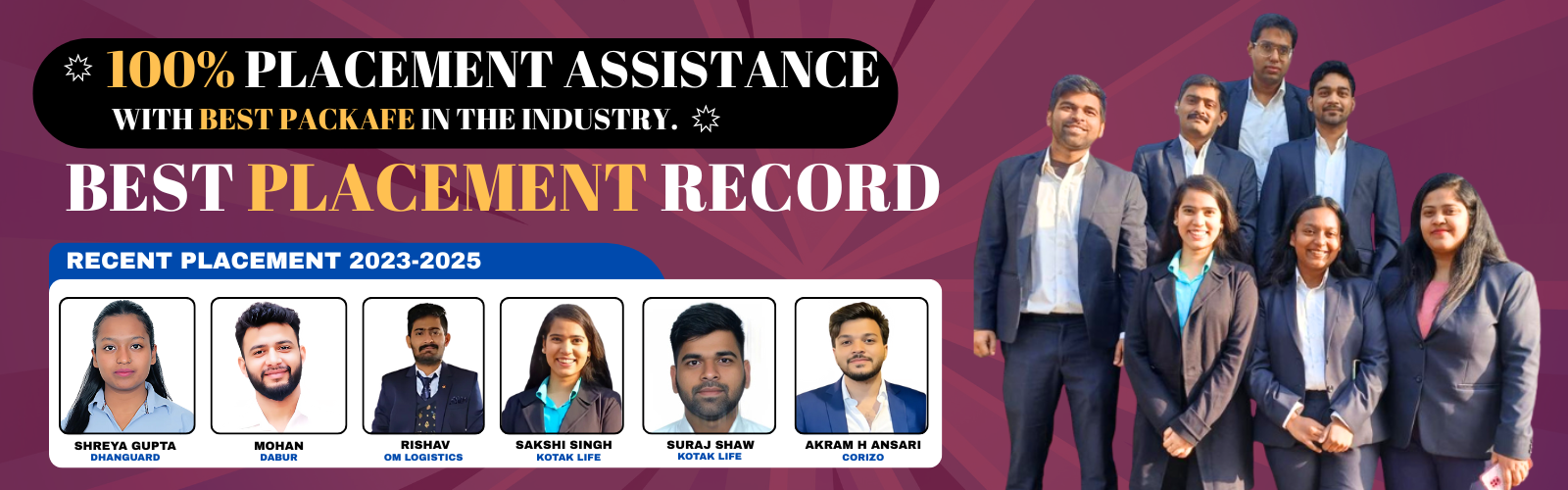 PGDM 2023-25 batch Placements